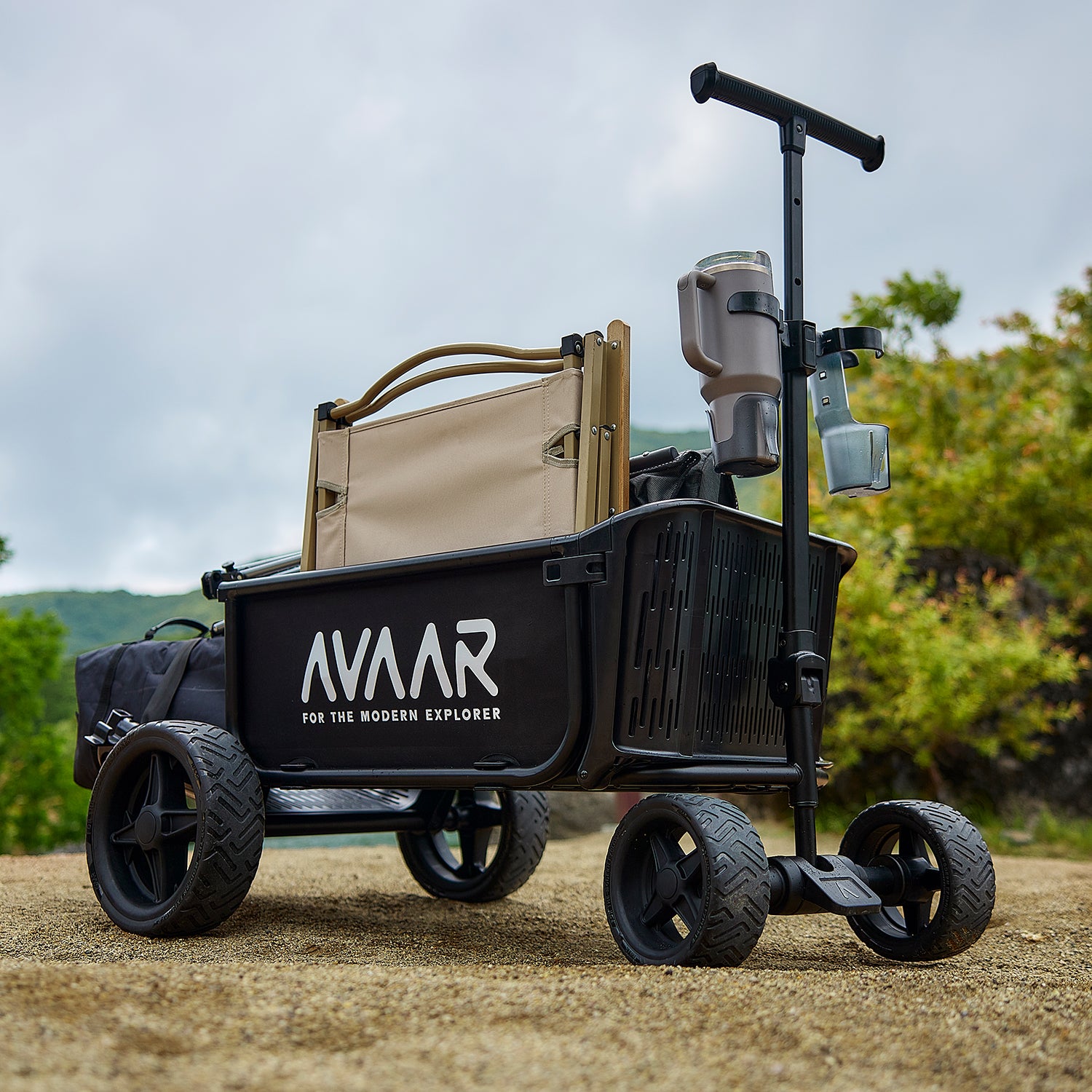 Avaar Go Monster Utility cart – black