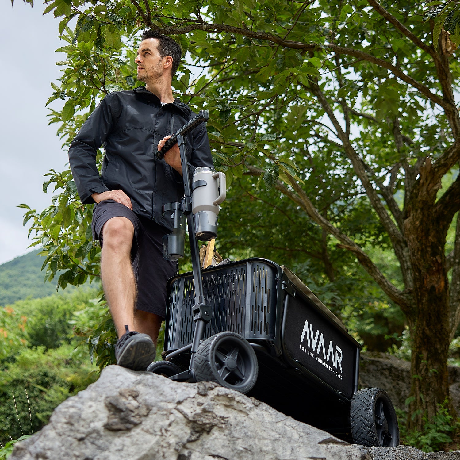 Avaar Go Monster Utility cart – black