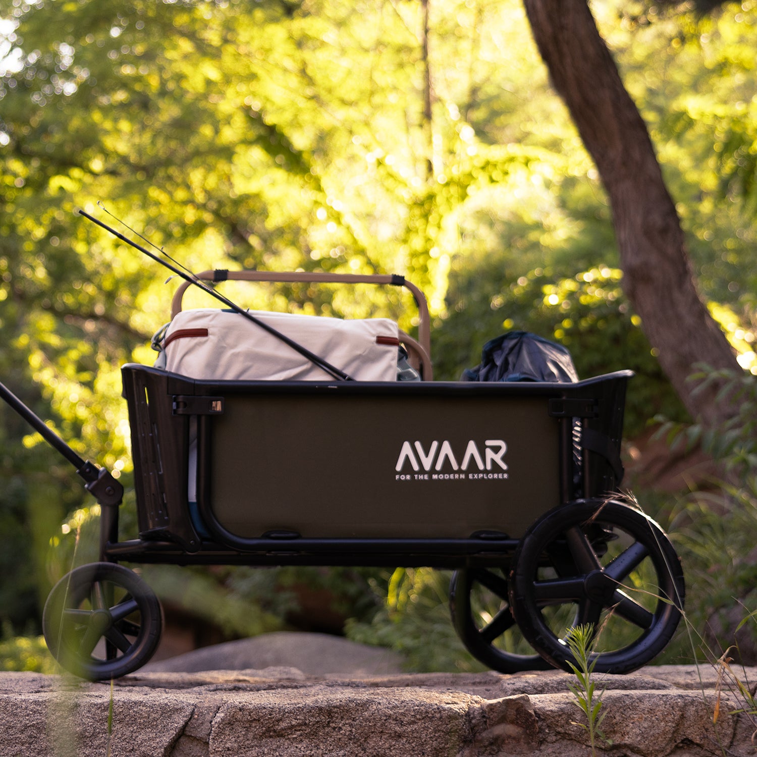 Avaar Go Anywhere cart - Black