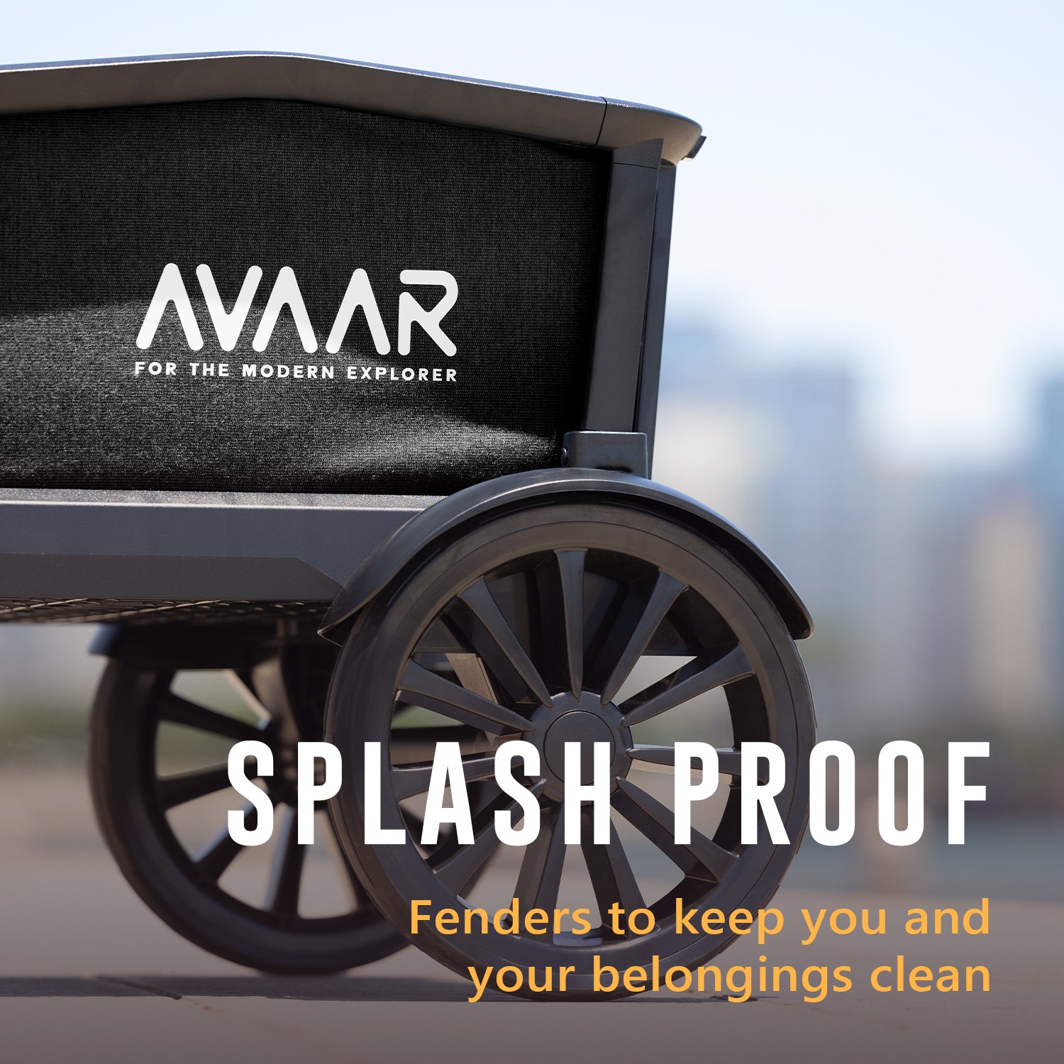 Avaar Odyssey cart - Black