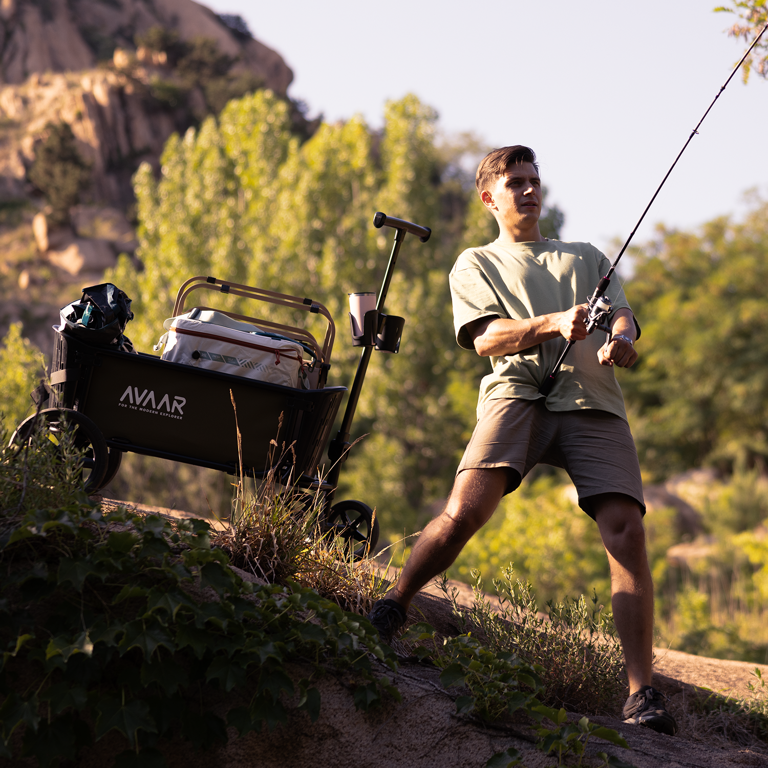 Avaar Go Anywhere cart - Green