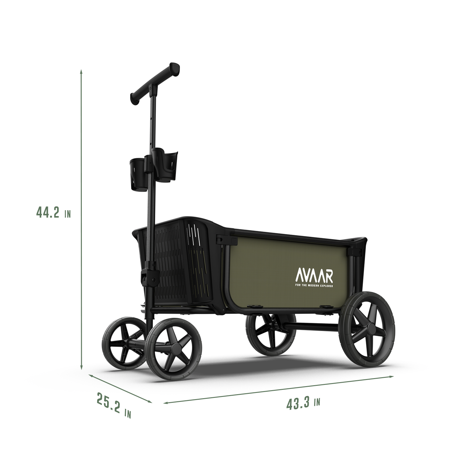Avaar Go Anywhere cart - Green
